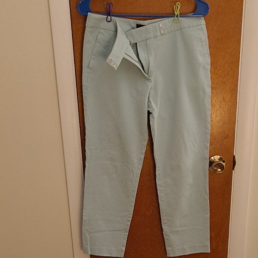 Light Green Cropped Pants